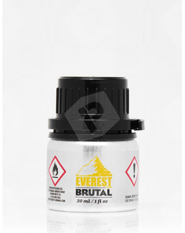 bouteille en aluminium poppers everest brutal 30 ml