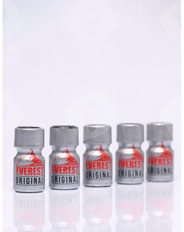 pack de cinq poppers everest original 10 ml