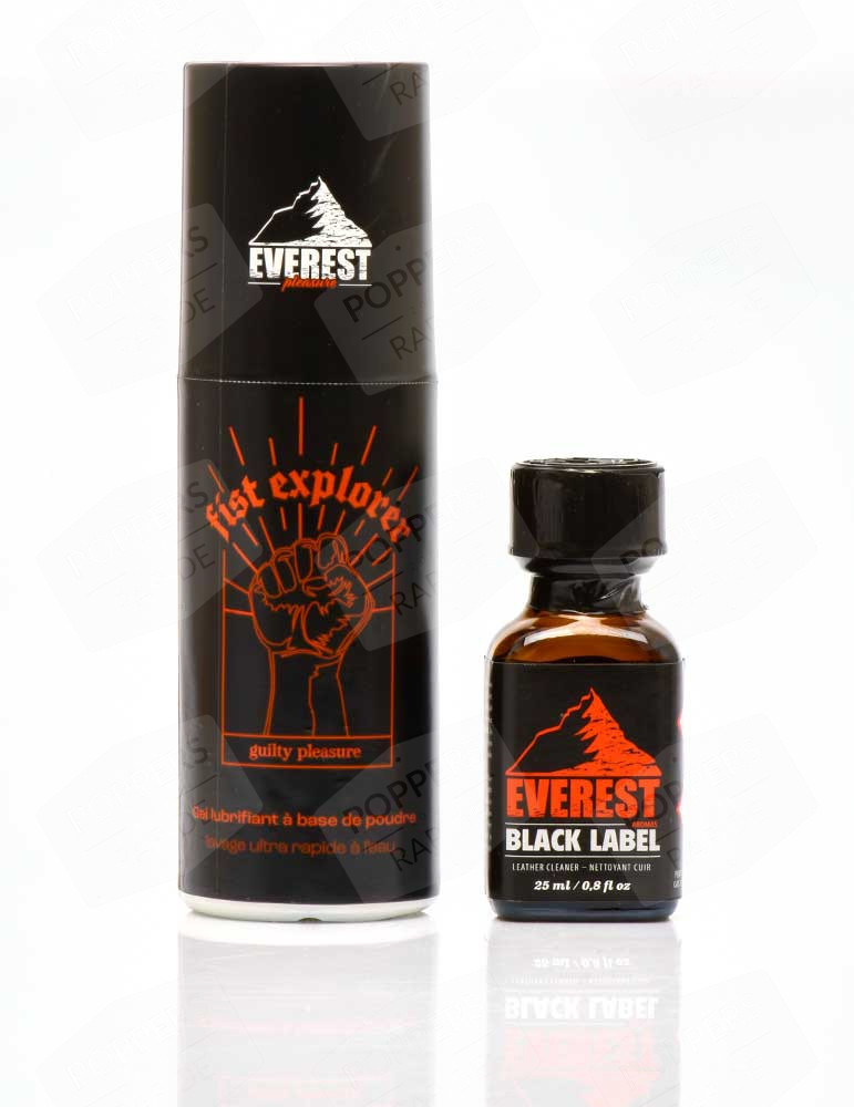 pack everest big avec 1 black label et 1 lubrifiant fist explorer