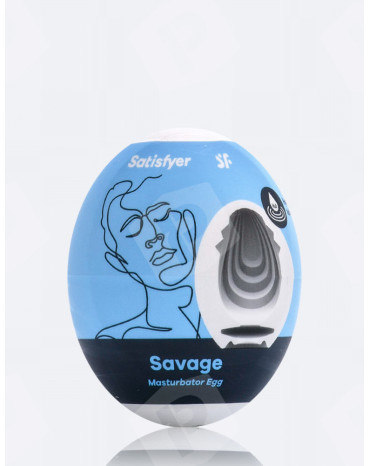 Œuf masturbateur Satisfyer Savage bleu