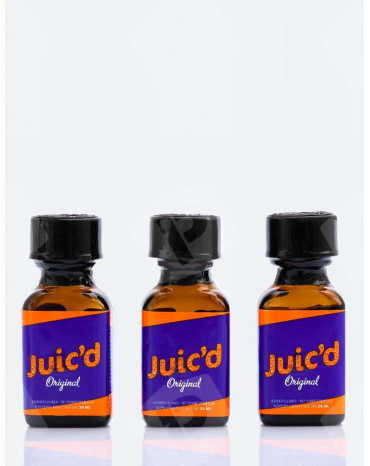 pack de 3 poppers Juic'D Original 24 ml