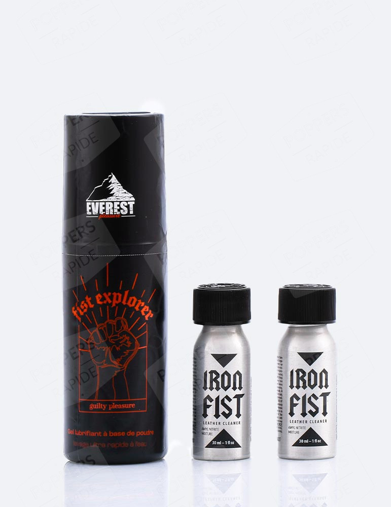 Pack Fist Explorer + 2 poppers Iron Fist 30 ml