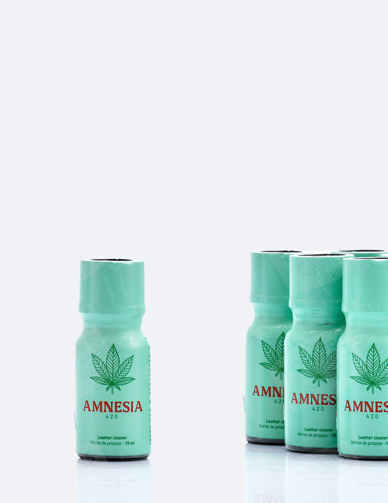 Pack de 10 poppers Amnesia 420 15 ml
