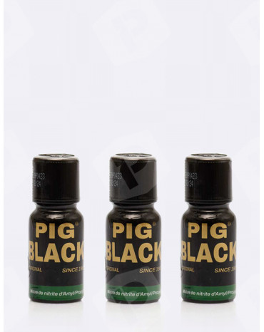 Pack Pig Black 15 ml x3