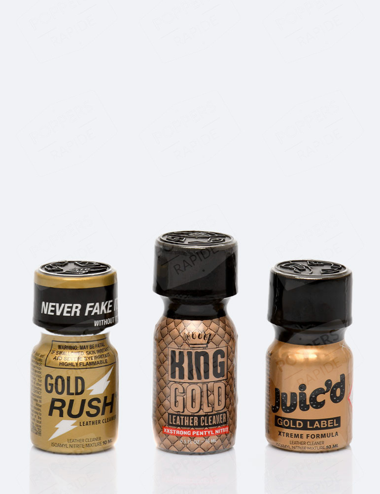 Pack gold poppers rapide