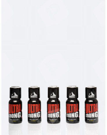 Poppers Ultra Strong 15 ml par 5 unités