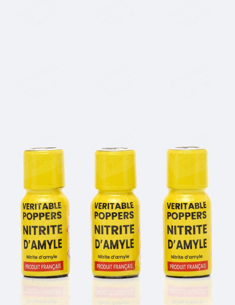 Pack 3 Véritable Amyle Poppers 15 ml