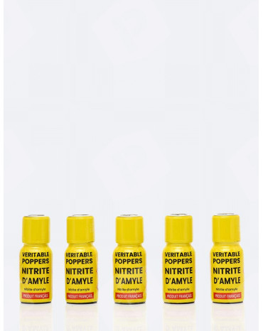 Pack 5 Véritable Amyle Poppers 15 ml