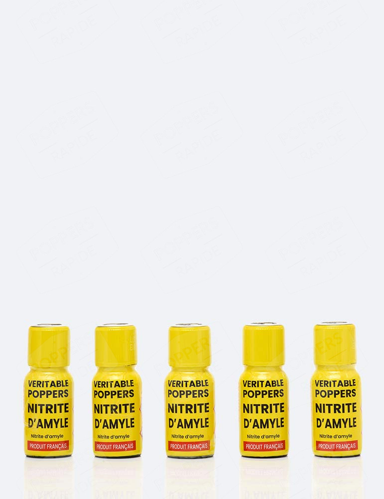 Pack 5 Véritable Amyle Poppers 15 ml