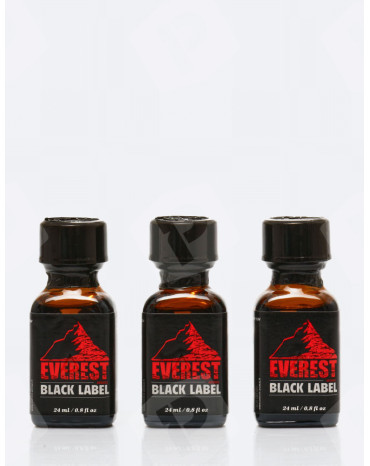 pack 3everest black label par 24 ml
