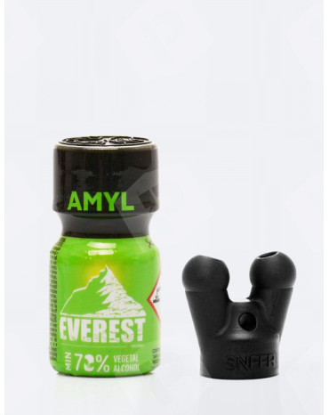 pack green peak avec un poppers everest green 10 ml et un bouchon de poppers snffr Xtrm double