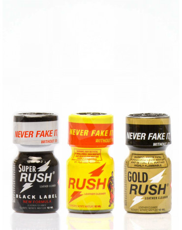 Pack de trois poppers Rush