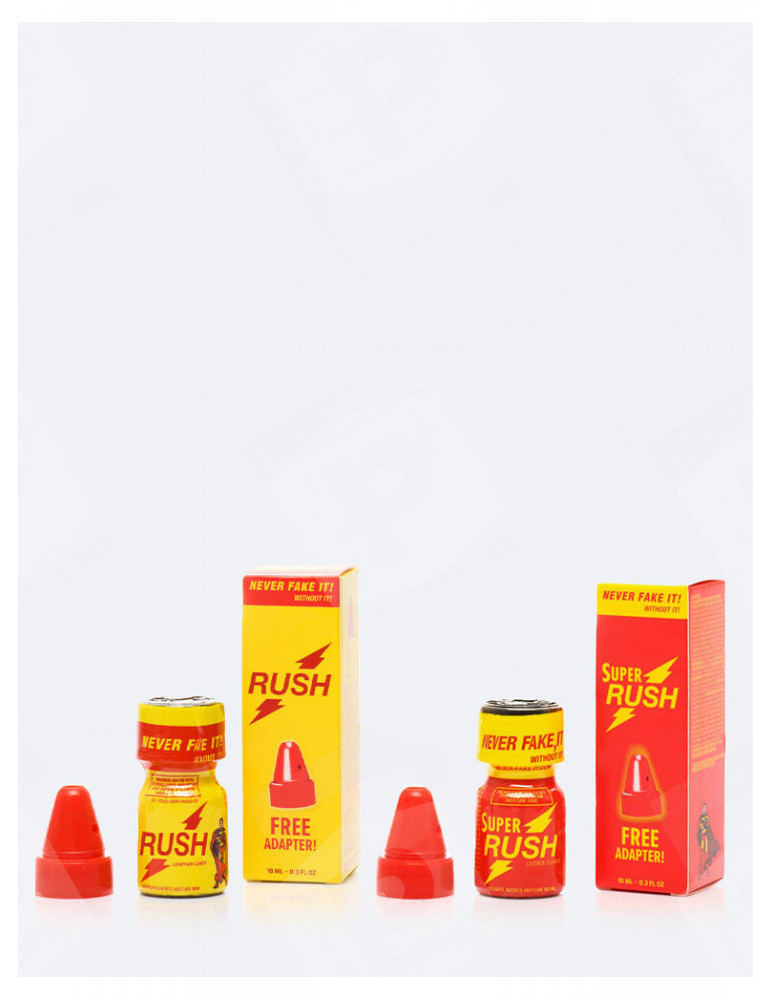 Poppers Rush Duo Pack 10 ml avec Sniffer
