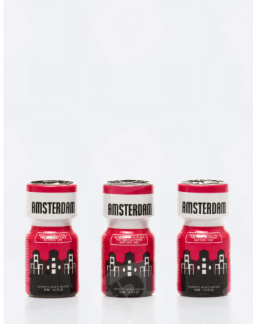 Pack de 3 poppers Amsterdam...