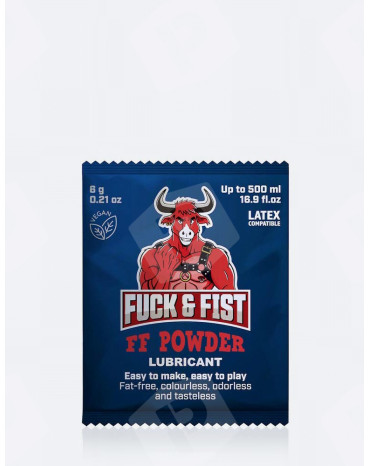 Sachet lubrifiant en poudre pour fisting - Fuck & Fist FF powder - 6g