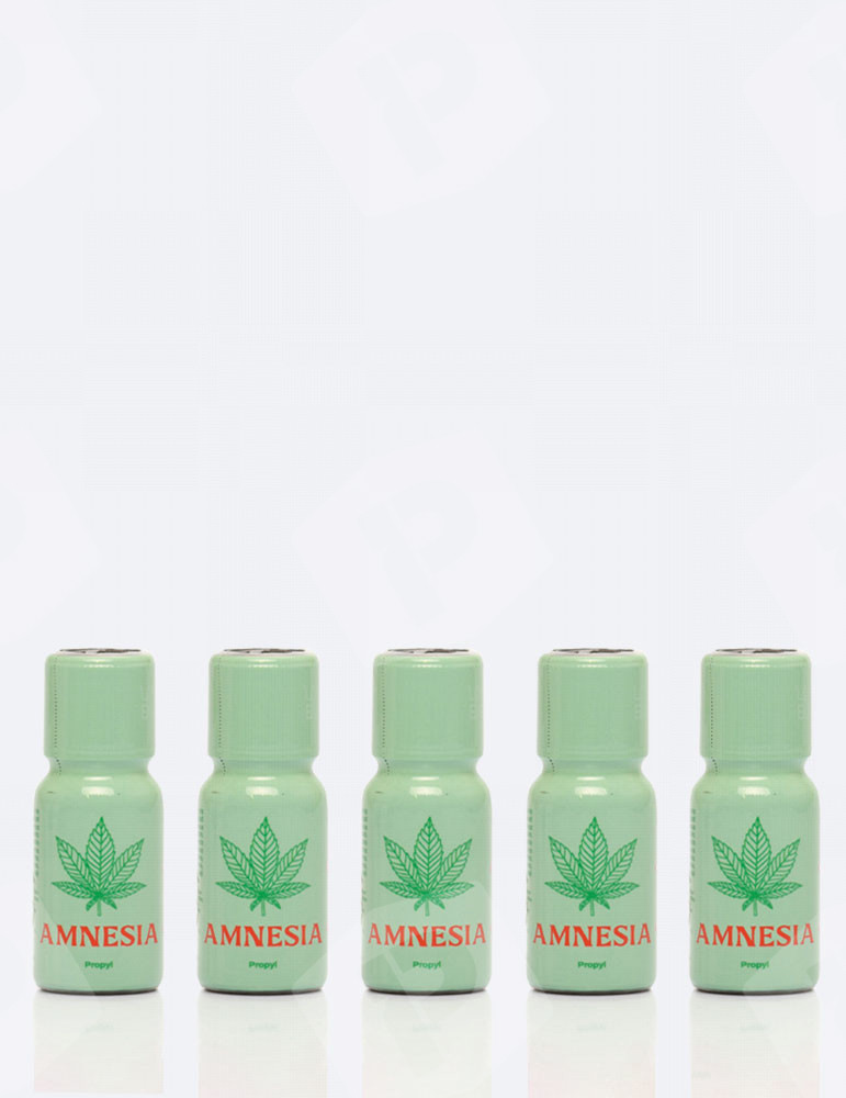 Pack 5 Poppers Amnesia 420 15 ml