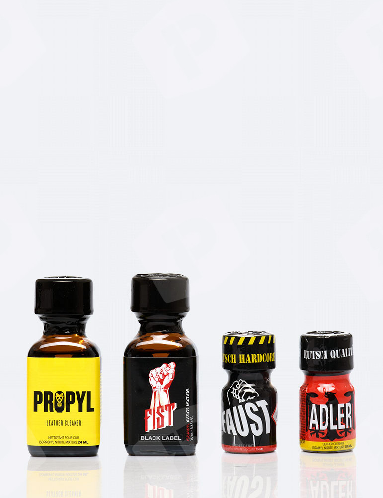 Pack de poppers Scandal : Propyl Faust Fist Adler