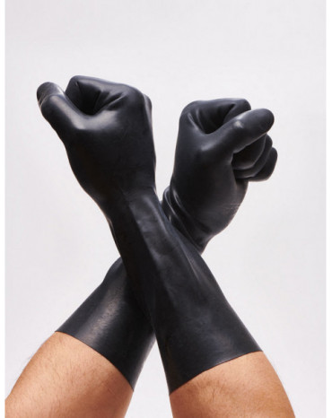 BDSM - Gants de fisting - Latex - Noir