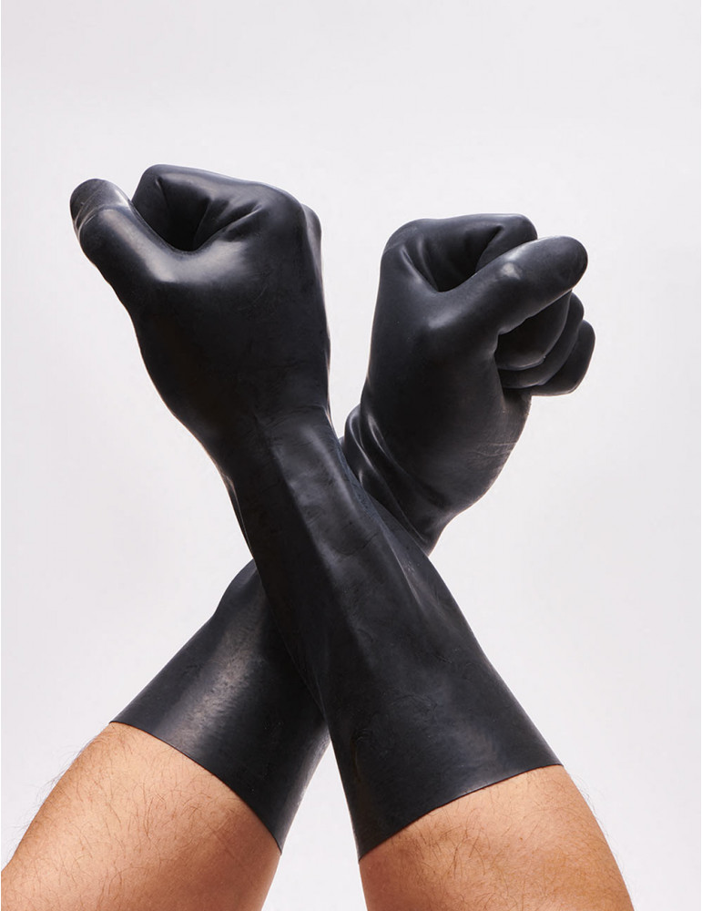 BDSM - Gants de fisting - Latex - Noir BDSM - Gants de fisting - Latex - Noir