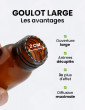 Poppers ave goulot large pour plus de puissance