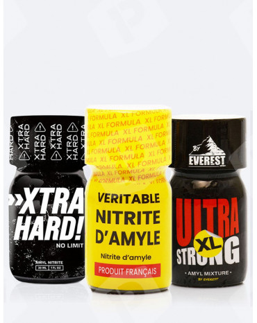 Pack 3 poppers XL 30 ml