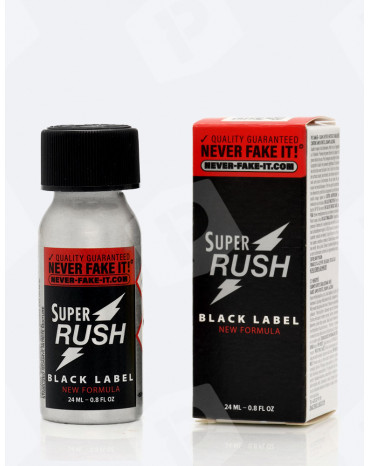 Poppers Super Rush Black Label - 24 ml