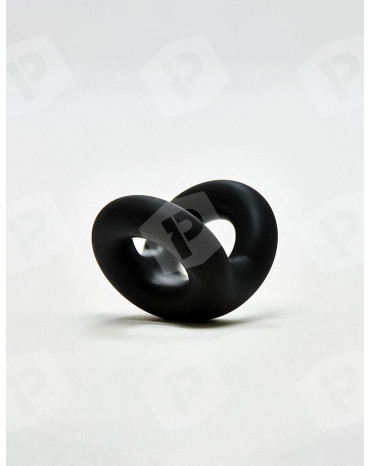 Cockring en Silicone Rugby Ring - Sport Fucker - Noir