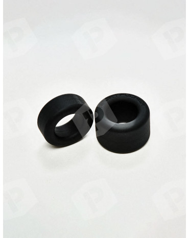 Pack de 2 cockrings silicone Nutt job - Noir