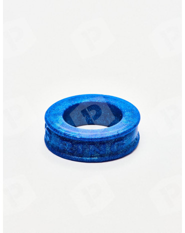 Cockring Pig-Ring en silicone - Oxballs - Bleu