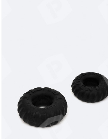 Pack 2 cockrings Truckt Night Edition - Oxballs - Noir