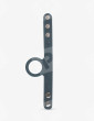 Vue de face - sangle cockring réglable - Taille S/M - Gris
