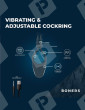 Caractéristiques du cockring ajustable vibrant Boners
