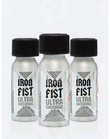 Pack 3 poppers Iron Fist Ultra Exclusive 24 ml