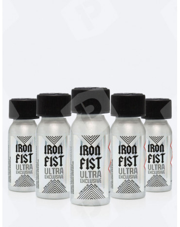 Pack de 5 poppers amyle Iron Fist Ultra Exclusive 24 ml