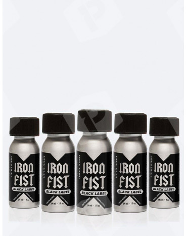 Pack de 5 poppers Iron Fist...