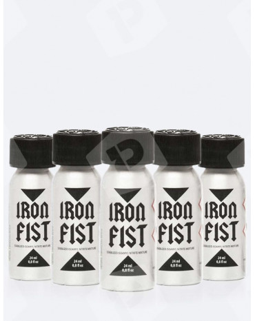 Pack de 5 poppers Iron Fist Amyl 24 ml