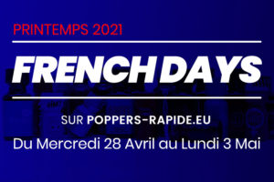 Lire la suite à propos de l’article French Days Printemps 2021 : Promos, Nouveautés, Poppers & Plaisir !
