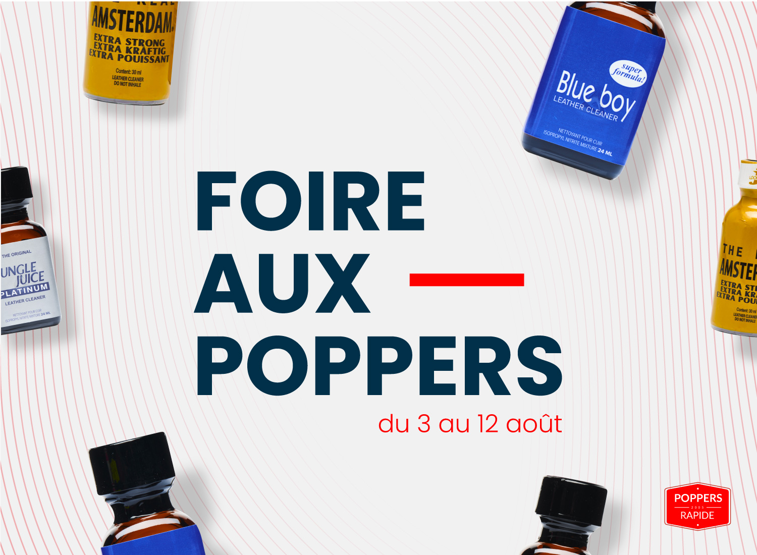 You are currently viewing Foire aux Poppers : du 3 au 12 août 2022