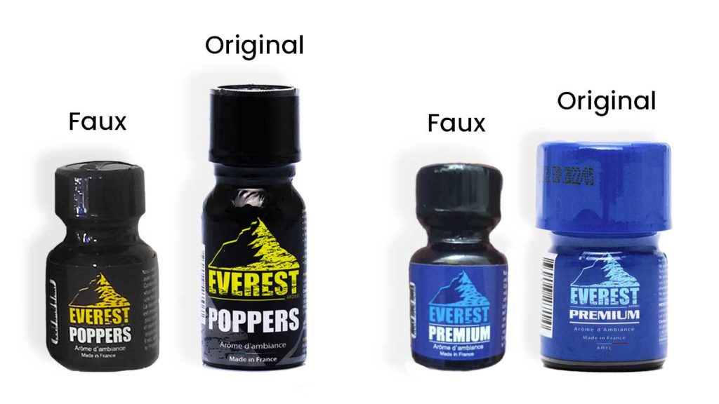 Original vs faux poppers