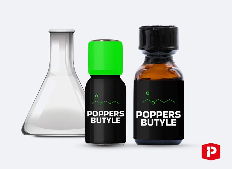flacon de poppers butyle