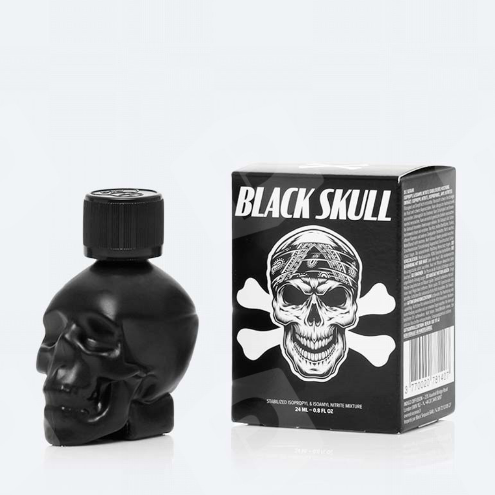 Le poppers tête de mort noire 24 ml à l’amyle et au propyle