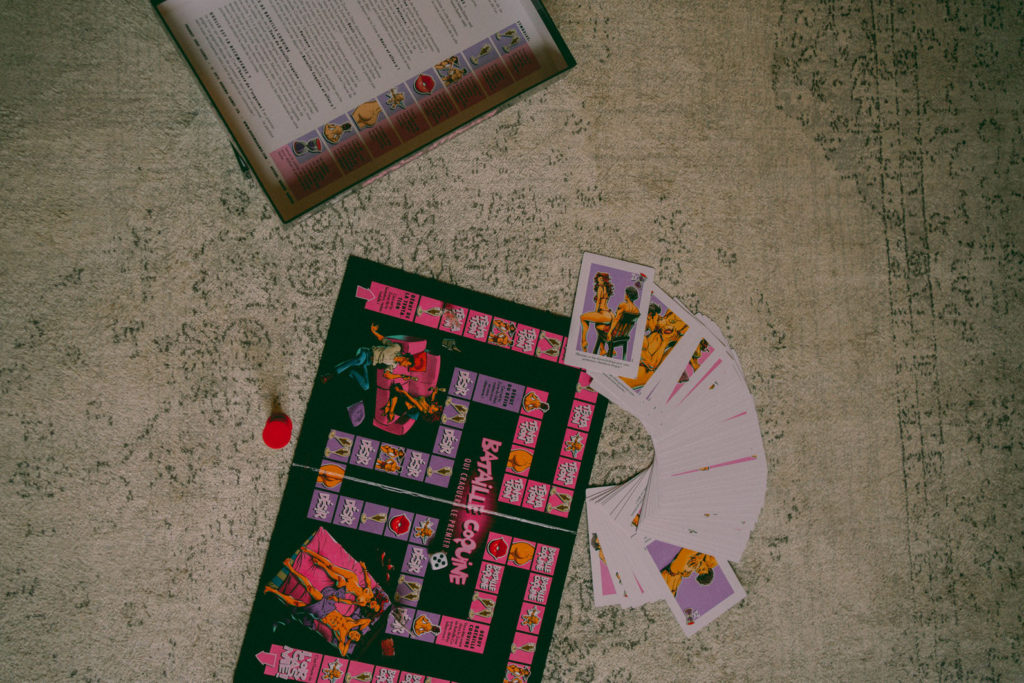 Jeu coquin avec carte