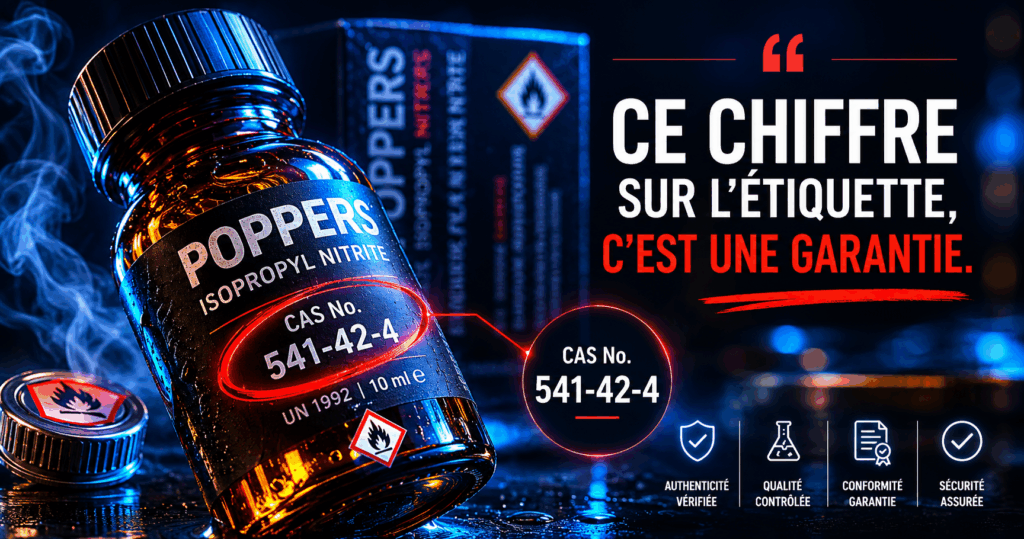Numéro de CAS sur le poppers