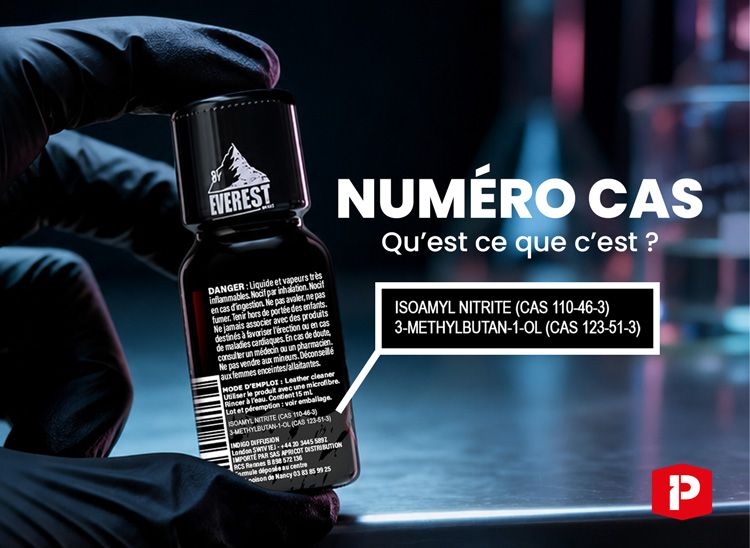 Numéro CAS sur le poppers