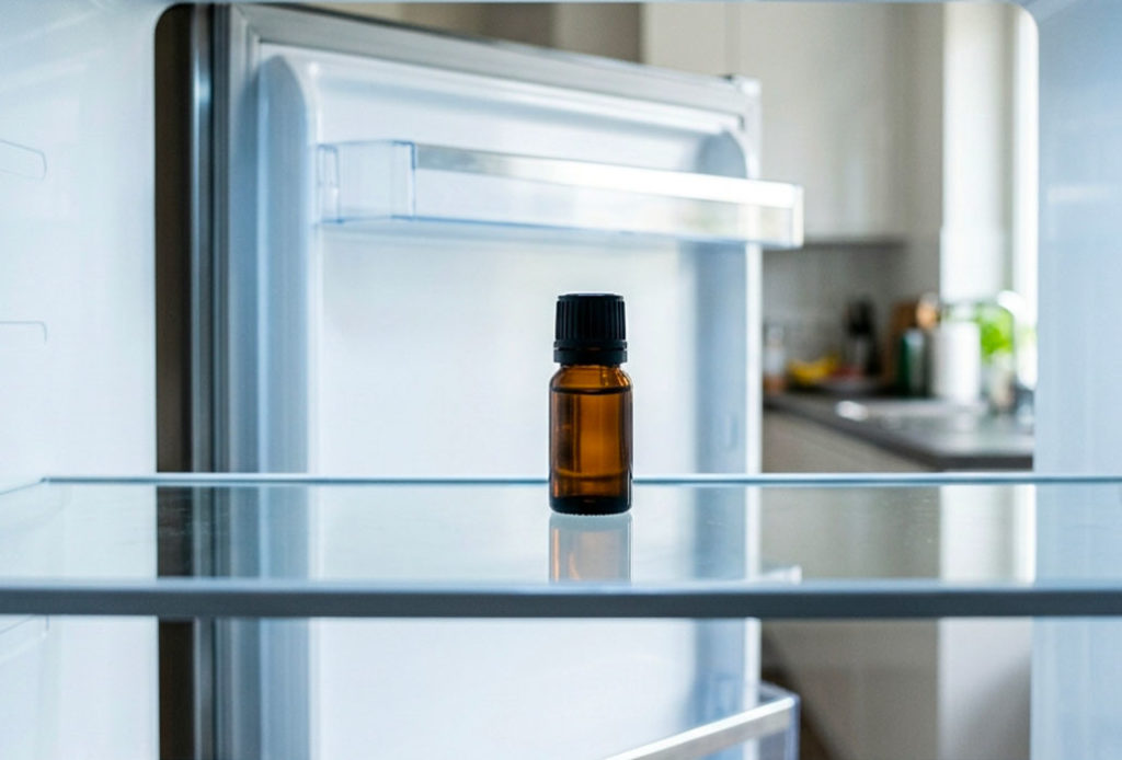 Poppers dans un réfrégirateur conservation