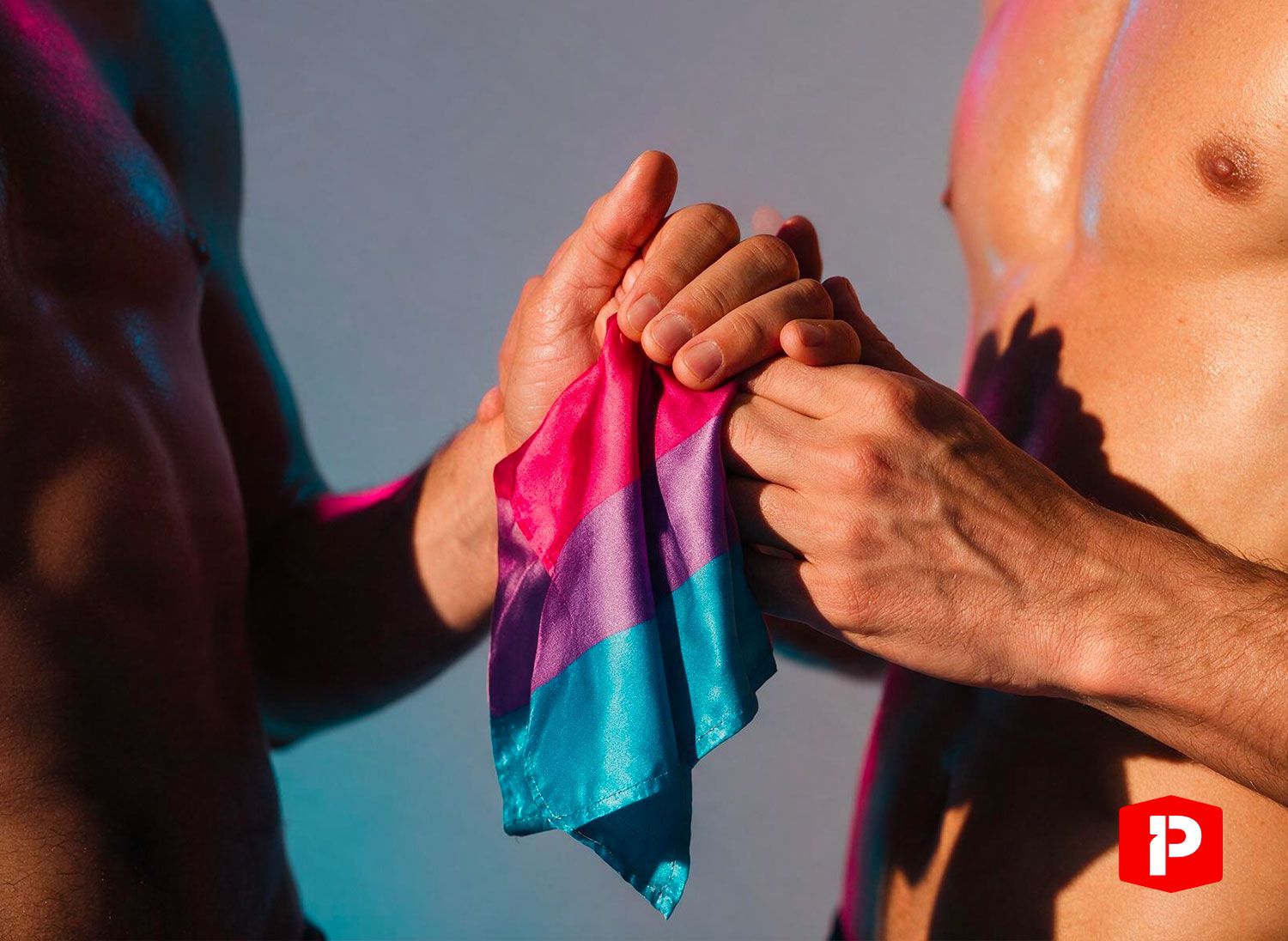 Journée bisexualité drapeau hommes