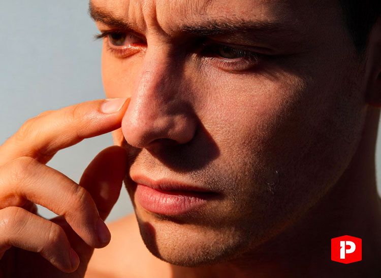 Homme allergie poppers