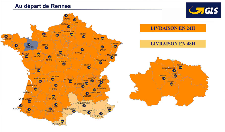 Livraison poppers en France avec GLS