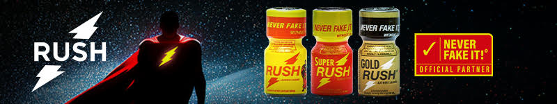 partenaire officiel de la marque rush poppers