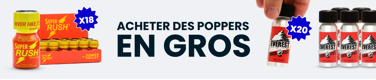 Achat de poppers chez un grossiste